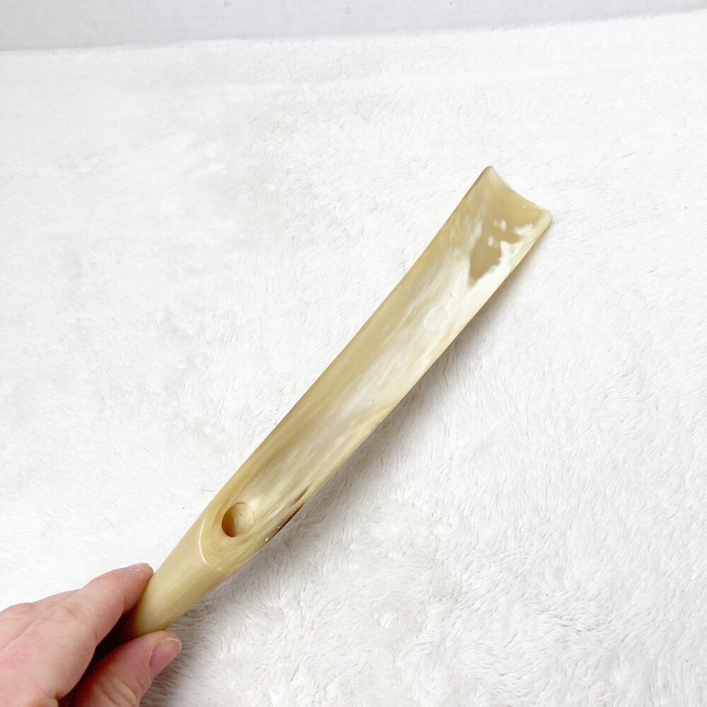 Genuine Horn 12” Long Shoe Horn - Picture 2 of 5